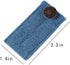 Denim Waist Extender Button for Jeans and Skirt Comfy Metal Buttons 4 Pcs (Blue)...