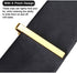 Roctee 7 Pack Tie Clip Set Mens Tie Bar | Formal Business Necktie Bar Pinch Tie Clip in Gold/Silvery/Black/Navy | Best Gifts for Father, Lover, Fr...