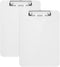 Hongri 2 Pack Plastic Clipboards with Pen Holder, 8.5x11 Clipboard Letter Size for Classroom, Students, Teacher, Office and School, Low Profile Cl...