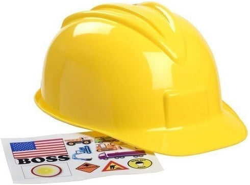 Aeromax Jr. Construction Helmet with Stickers...