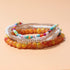 Handmade Stackable Beaded Bracelet Set for Women Boho Colorful Seed Beads Stretch Wristbands Bracelets...