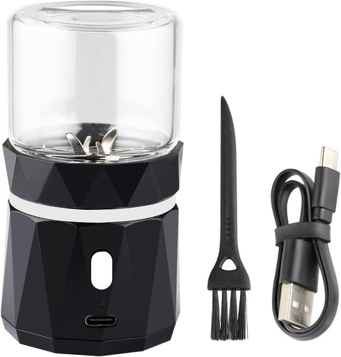 Mini Small Grinder Electric Grinder With USB Rechargeable Spice Grinder Automatic Onion Grinder...