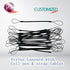 Kang Yuan Black Elastic Tether Lanyards Stylus Pens Coil Strap Tablet/Touchscreen Tether with Top Port, Retractable Coiled Spring (50 pcs)......