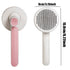 1 Pcs Cat Grooming Brush, Cat Brush Cats Grooming Dematting Comb Self Cleaning Slicker Brushes for Dogs Cats Pet for Shedding Remove Undercoat Mat...