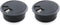 2PCS 60mm Black Plastic Cover Desk Wire Cord Cable Grommets Hole Cover Office PC Desk Cable Cord Organizer...