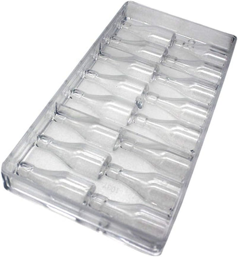 Goldbaking Bottle Shaped Chocolate Mold Poly-carbonate Candy Mould Hard PC Chocolate Molds...