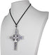 Large Celtic Cross Pendant Necklace - Pewter Irish Jewelry...