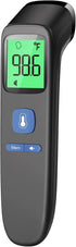 Non-Contact Thermometer for Adults and Kids, FSA eligible, Accurate & Easy to use Baby Thermometer, 1 Second Result, Mute Mode, Color-Coded Screen...