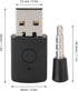 Bluetooth Dongle Mini Microphone USB Adapter USB Dongle Receiver Adapter Bluetooth Transmitter for Gamepad...