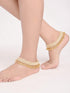 Efulgenz Indian Anklets for Women Crystal Ankle Bracelet White Pearl Ankle Bracelet Bridal Anklet Anklet Bells Indian Payal Anklet Ghungroo Anklet...