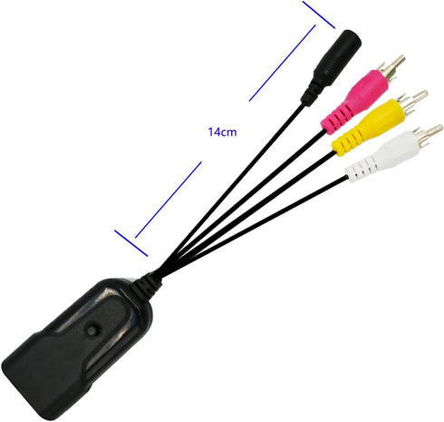 HDMI Mini AV Adapter HD Converter Box HDMI to Composite RCA AV/CVSB L/R Video 720P 1080P HDMI2AV hdmi2 av Video...