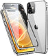 HENGHUI Lockable Magnetic Case for iPhone 12 Pro Max Glass Bumper Case with Camera Lens Protector and Screen Protector Safety Lock 360 Full Body C...