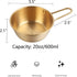 2Pcs Makgeolli Bowls, 304 Stainless Steel Korean Traditional Bowls Round Rice Bowl Wine Cup with Handle, Hiking Soup Dish Food Bowl Camp Cup (Larg...