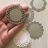Metal Die Cuts Set Include 4 Different Patterns Round Lace Flower Border Cutting Dies Cut Stencils for Scrapbooking Photo Album Decorative Embossi...