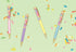 NPW 4 PACK SPRINKLE PENS - Cute Confetti Pen Set; Trendy Stationery Art Supplies, Ballpoint Pens for Journal Writing or Planners; Great Gift for T...