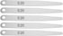 5pcs Feeler Gauge 0.2 Thickness Feeler Gauge Metric Filler Thickness Gage Measurement Tool(0.2)...