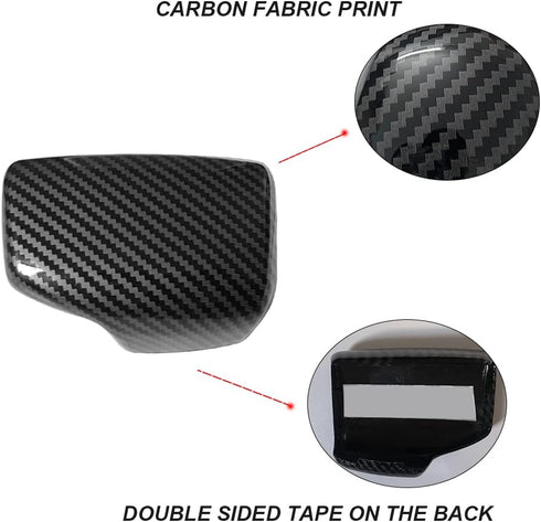 Gear Shifting Knob Cover Trim for Audi A4 A4allroad / A5 S5 / Q5 2023 2022 2021-2017 Shifter Knob Stickers Head Trim for Audi SQ5 2018-2023 / Q7 2...