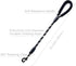 Dog Leash Short Training Dog leashes for Medium Large Dogs with Comfortable Padded Handle Up to 80lbs Black...