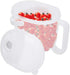 Rice Washing Strainer, Resin Material Ergonomical Handle Fruit Washer, Multi-Funtion Rice Washing Tool for Rice/Beans/Grapes Cleaning Vegetable...