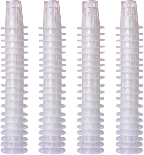 100 Pack 1 Inch Net Pots,Garden Slotted Mesh Net Cups Basket Hydroponic Pots Plant Nursery Pots for Hydroponics...