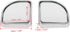 X AUTOHAUX 2pcs Adjustabe Blind Spot Mirrors 360° Degree Rotate Sway Fan Shaped HD Glass Convex Mirror...