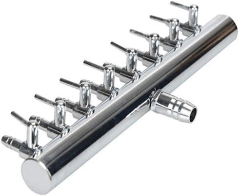 Stainless Steel Aquarium Fish Tank 8 Ways Air Flow Splitter Lever Control Valve...