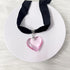 Y2k Heart Necklace Gothic Love Heart Y2k Aesthetic Pendant Necklace Black Velvet Choker Necklace For Women Girls Fashion Christmas New Year Valent...