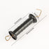 Electric Fence Gate Handle Insulated Spring Gate Handle Electric Fence Arch Hook for Fence Home (Black, 2Pcs)...