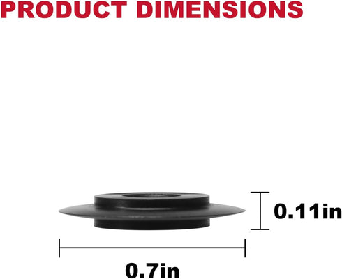 48-38-0010 Copper Pipe Cutting Wheel 4-Pack Fits For Milwaukee 12-volt Copper Tubing Cutter Model 2471...