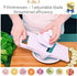 Mandolin Slicer Adjustable Mandoline | Best Hand-Held Cutter for Vegetable Potato Zucchini Food | Professional Steel Blade - Safe Finger Guard - 9...