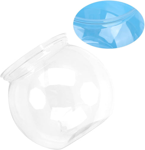 Mini Fish Tank, Transparent Plastic Fish Bowl Betta Tank Fish Plant Tanks for Desk Bookshelf (Mini)...