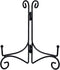 Black Iron Plate Stand, 12 Inch Plate Holder for Display, Small Metal Plate Display Stands for Cookbook, Picture Frame, Photo, Decorative Plates (...
