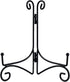 Black Iron Plate Stand, 12 Inch Plate Holder for Display, Small Metal Plate Display Stands for Cookbook, Picture Frame, Photo, Decorative Plates (...