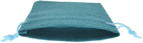 Burlap Bags with Drawstring, 2.7x3.5 Inch Jute Sacks Jewelry Candy Pouch Christmas Wedding Party Favor Gift Bags 20pcs (Peacock Blue)...