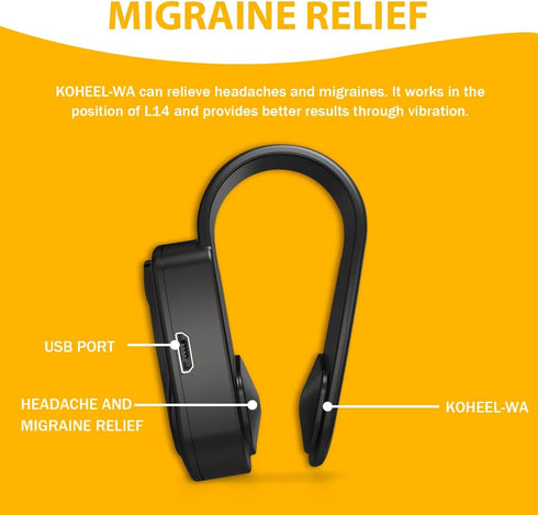 KOHEEL Wearable Acupressure Device for Headache, Migraine, Tension Relief - Support Acupressure Relaxation, Stress Alleviation, Soothing Muscle Pa...