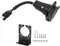 NEWSUN® 4 Way Flat to 7 Way Round Blade Trailer Adapter, Wiring Harness 4 Pin to 7 Pin Electrical Plug Connector with Heavy Duty Bracket - Secure ...