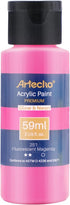 Artecho Glow in the Dark Paint, Neon Magenta 59ml,2oz Bottle, Fluorescent Acrylic Paint for Decoration, Art Painting, Outdoor and Indoor Art Craft...