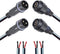 2Pin Waterproof Connector,2 Wire Male Female Plug LED Connector,with 12AWG IP68 25CM Extension Cable, for Car, Boat,Truck,Indoor/Outdoor LED Strip...