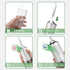 Water Flosser, Travel Bag, 4 Function Nozzles, Portable 3 Modes 220ml Water Tank Rechargeable IPX7, Waterproof...