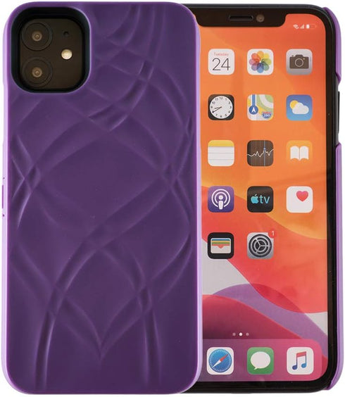 for iPhone 11 Case, Wallet Case with Kickstand Built-in Mirror Shockproof Card Holder Protective Cover for Apple iPhone 11 6.1 Inch - Purple...
