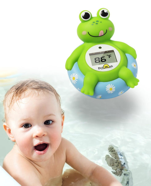 Baby bath thermometer pregnancy and Baby Water Thermometer for Bathtub,Accurate and Quick Measure Frog Shape Bath Temperature Toy-F03...