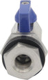 Rabbit Watering System Bucket Connector Kit include 5/16" Hose Barb to 1/4" NPT Male Ball Valve and Stainless Steel Bulkhead Fitting...