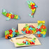 Wooden 'Fire Truck' 3D Jigsaw Puzzle for Kids, Animal Number Block Puzzles for Toddlers, Educational Learning Montessori Toys for Boys and Girls (...