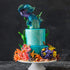 Luster Dust - Teal (4g 1x Jar) | Edible Vegan Dust & Paint for Cake Decorating, Ice Cream, Desserts, Cocktails and Beverages by Bakell...