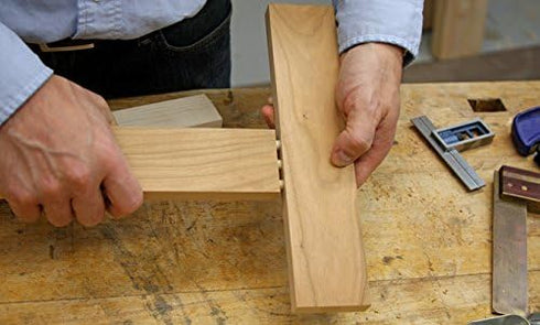 Wolfcraft 2960405 1/4 in (6 mm) x 1 1/8 in (29 mm) Fluted Beechwood Dowel Pin, 36-Pack...