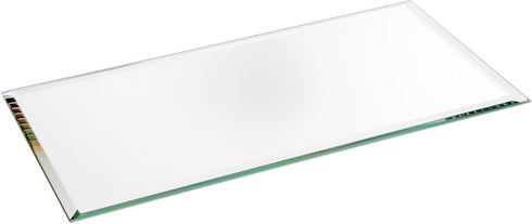 Plymor 4" x 8" Rectangle, 3mm Thick Beveled Glass Mirror...