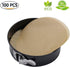 Baking Parchment Circles, Set of 100, 7 Inch Unbleached Baking Paper/Non Stick Baking Parchment/Greaseproof Paper Circles for Springform Cake Tin,...