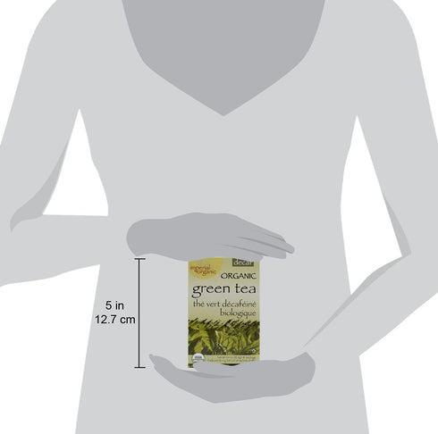 Uncle Lee's Tea Organic Decaf Green Tea, 100% Natural Premium Green Tea Bags, Fresh Flavor, Enjoy with Honey, Hot Tea or Iced Tea Beverages, 18 Te...