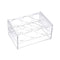 uxcell Tube Rack Polypropylene 6-Well Clear for 100ml...