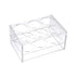uxcell Tube Rack Polypropylene 6-Well Clear for 100ml...